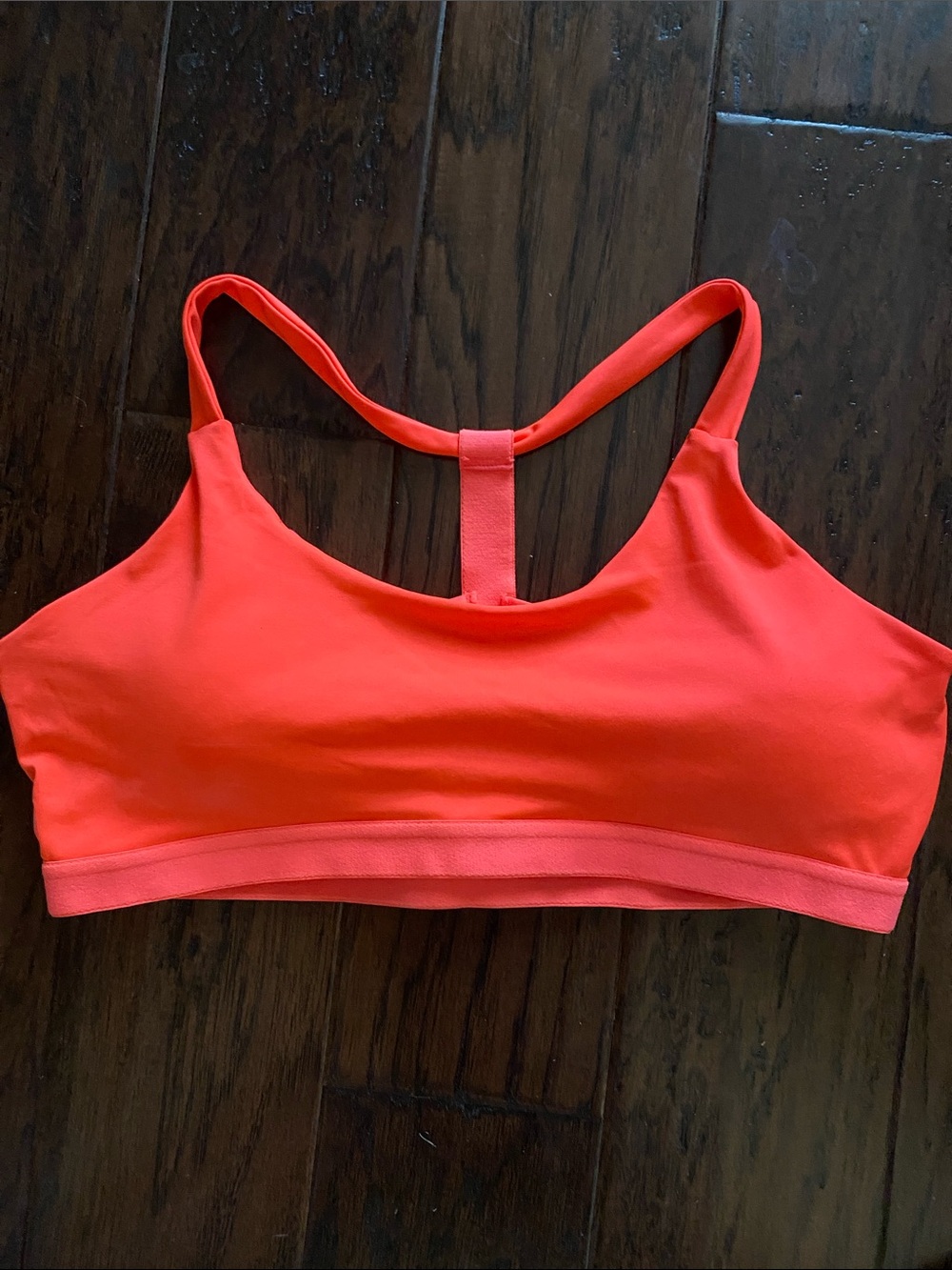 Bally Neon Coral Sports Bra
